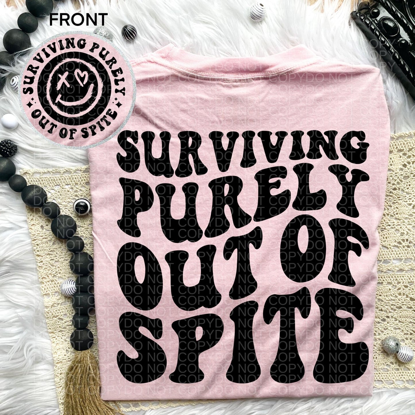 Surviving purely out of Spit Comfort Colors T-shirt
