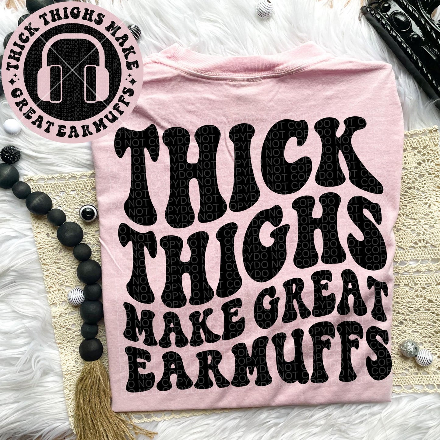 Thick thugs make great earmuffs Comfort Colors T-shirt
