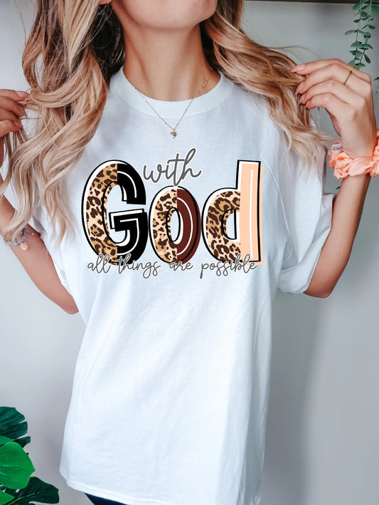 With God all things are possible Tshirt