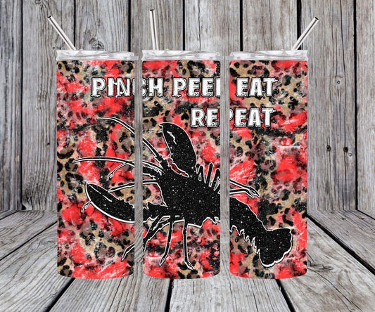 Pinch Peel Eat Repeat Tumbler